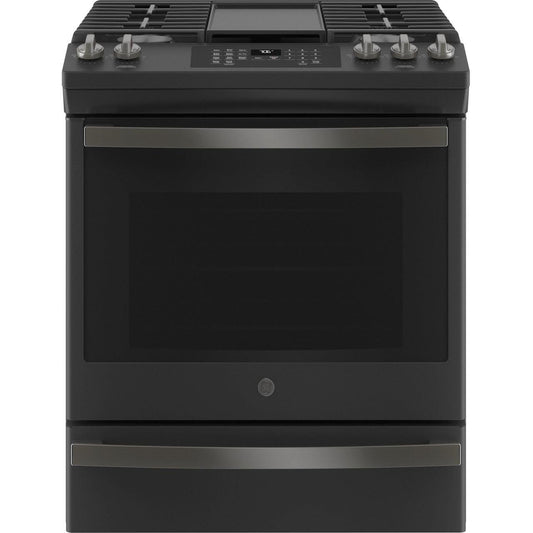 GE 30-inch Slide-in Gas Range with Convection Technology JGS760FPDS IMAGE 1