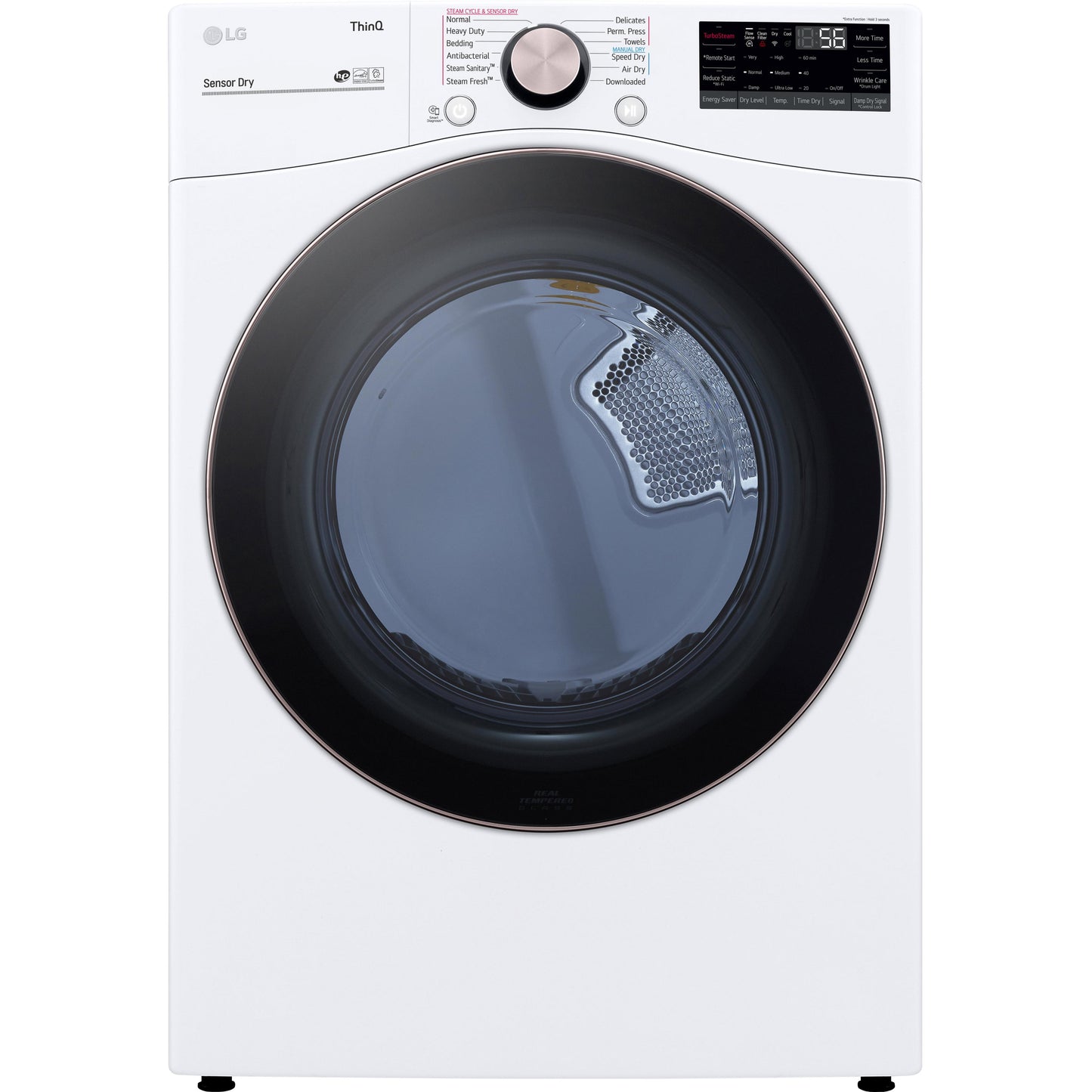  LG 7.4 cu.ft. Electric Dryer with TurboSteam™ Technology DLEX4000W IMAGE 1