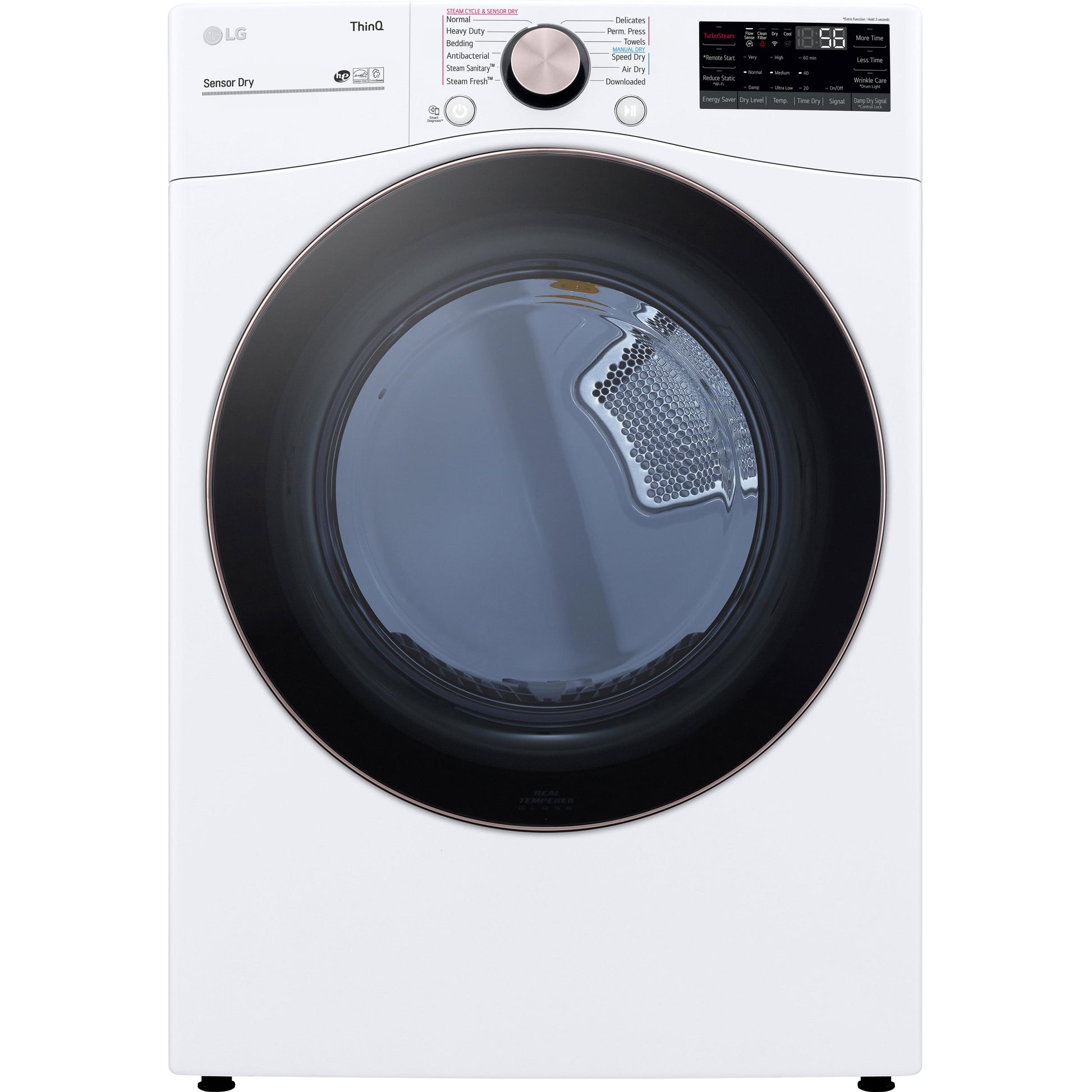  LG 7.4 cu.ft. Electric Dryer with TurboSteam™ Technology DLEX4000W IMAGE 1