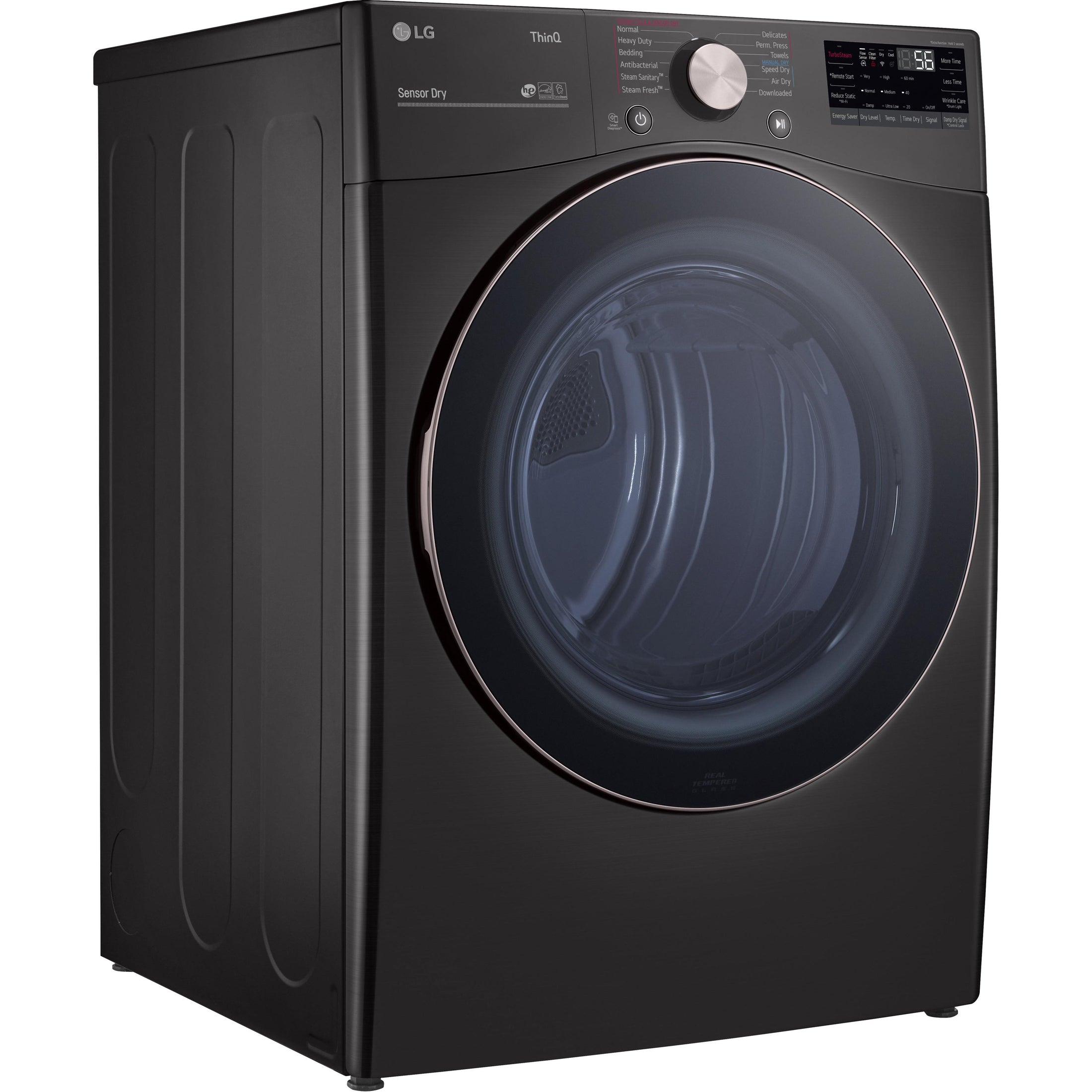  LG 7.4 cu.ft. Electric Dryer with TurboSteam™ Technology DLEX4000B IMAGE 1