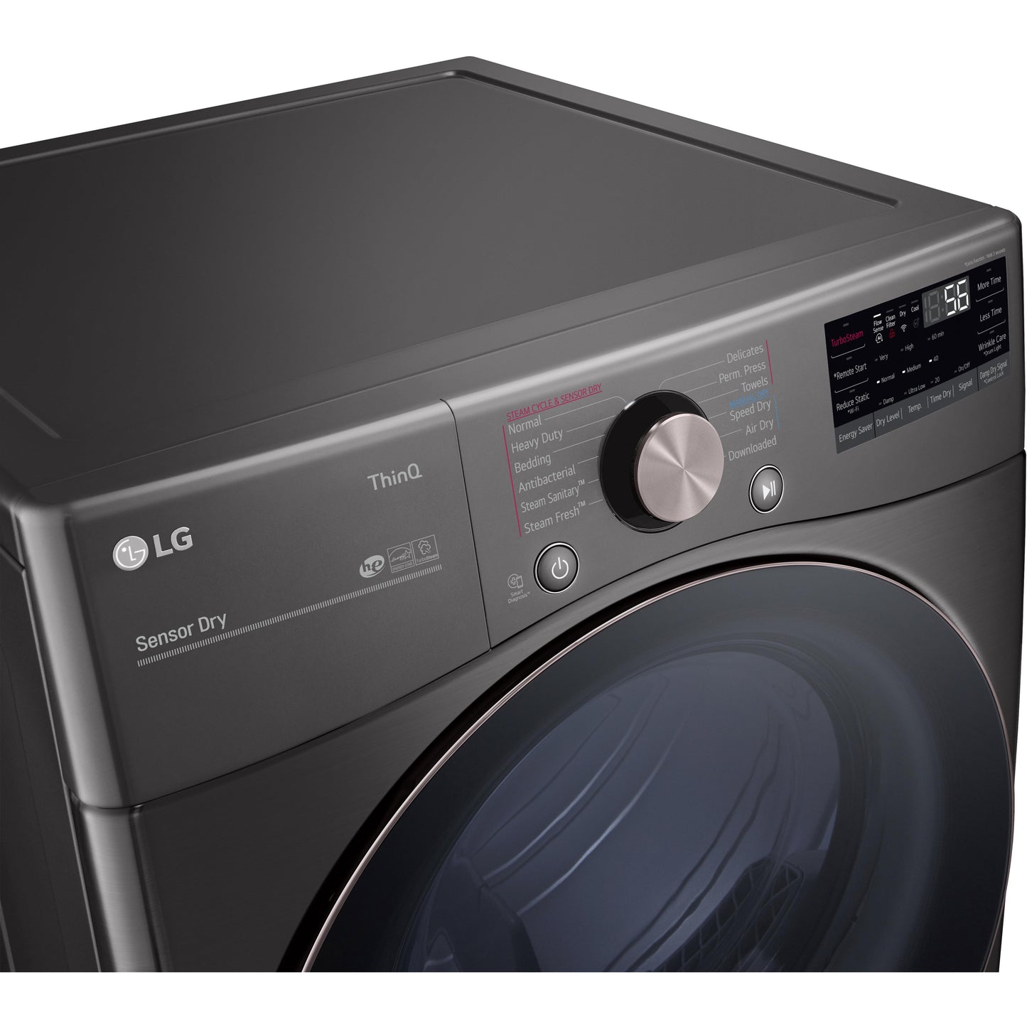  LG 7.4 cu.ft. Electric Dryer with TurboSteam™ Technology DLEX4000B IMAGE 3