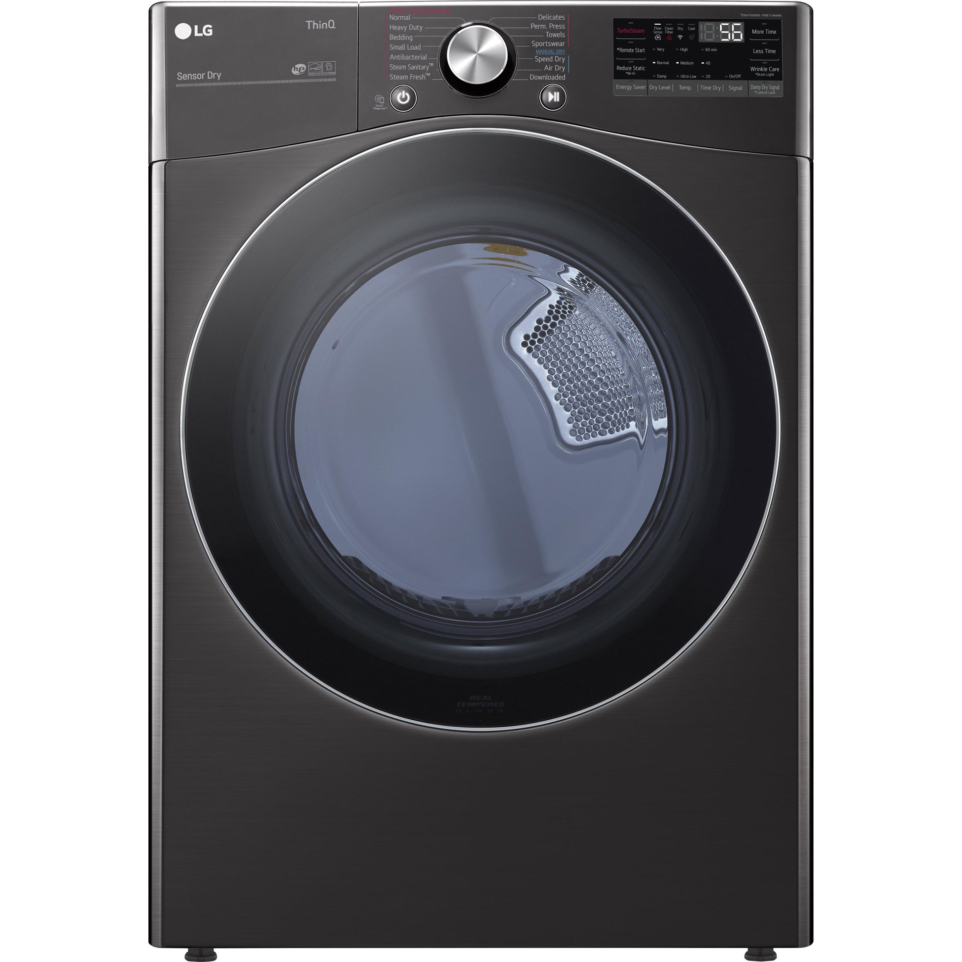  LG 7.4 cu.ft. Electric Dryer with TurboSteam™ Technology DLEX4200B IMAGE 1