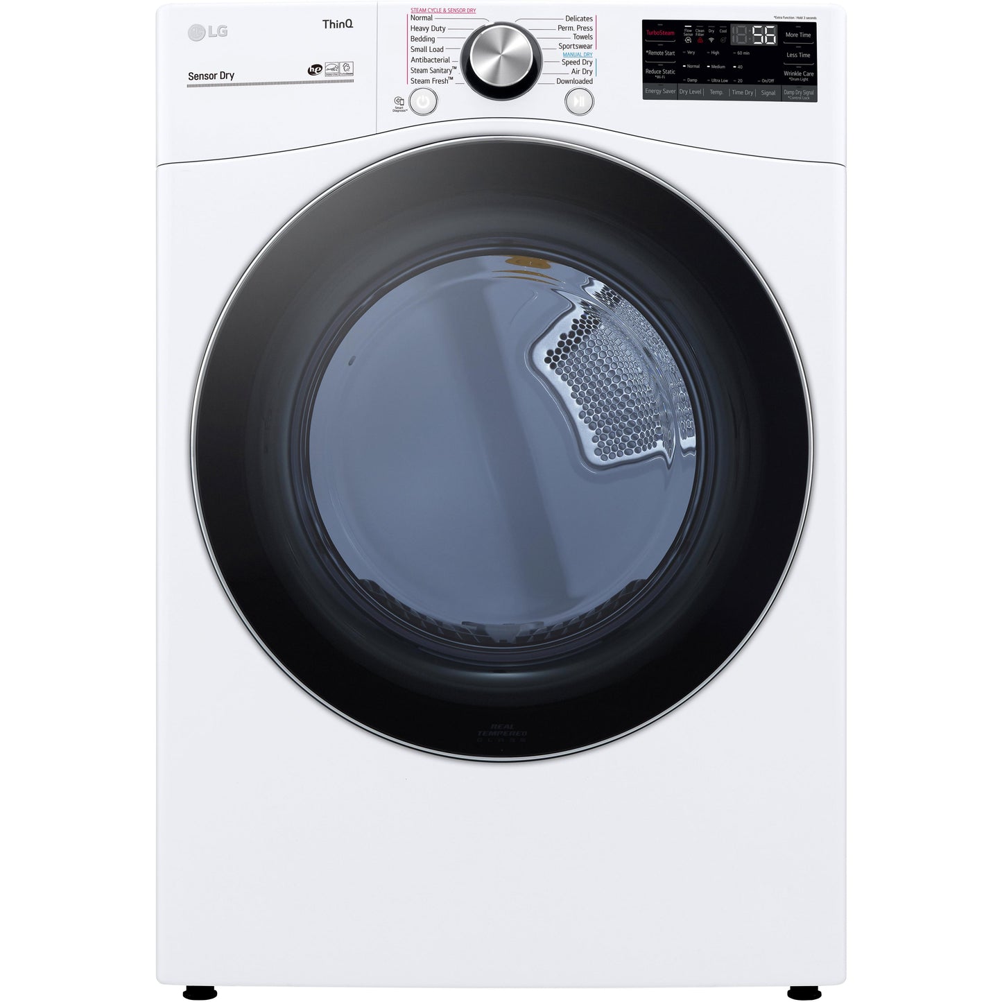  LG 7.4 cu.ft. Electric Dryer with TurboSteam™ Technology DLEX4200W IMAGE 1