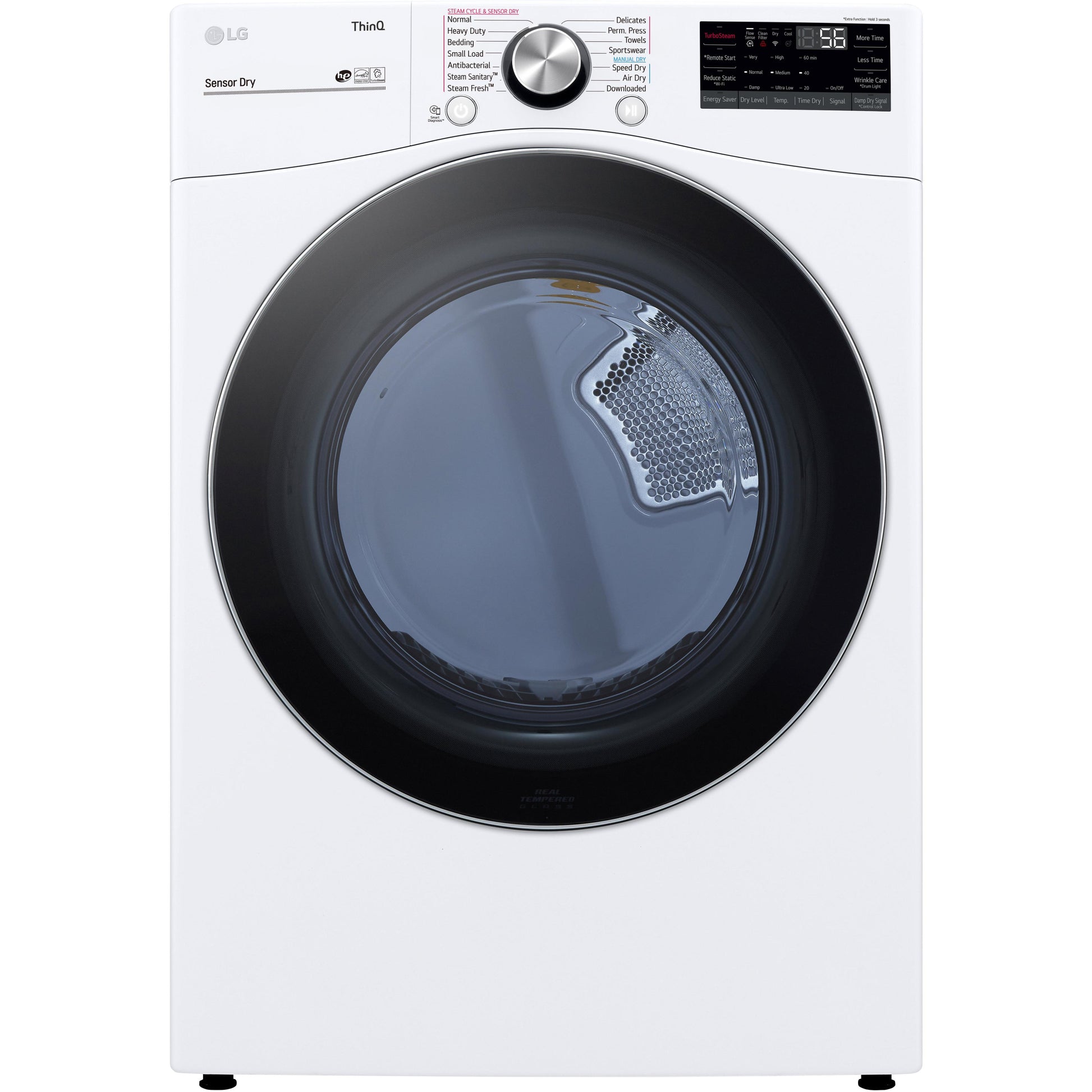  LG 7.4 cu.ft. Electric Dryer with TurboSteam™ Technology DLEX4200W IMAGE 1
