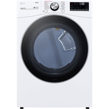  LG 7.4 cu.ft. Electric Dryer with TurboSteam™ Technology DLEX4200W IMAGE 1
