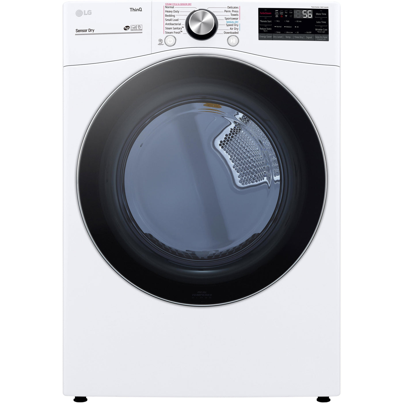  LG 7.4 cu.ft. Gas Dryer with TurboSteam™ Technology DLGX4201W IMAGE 1
