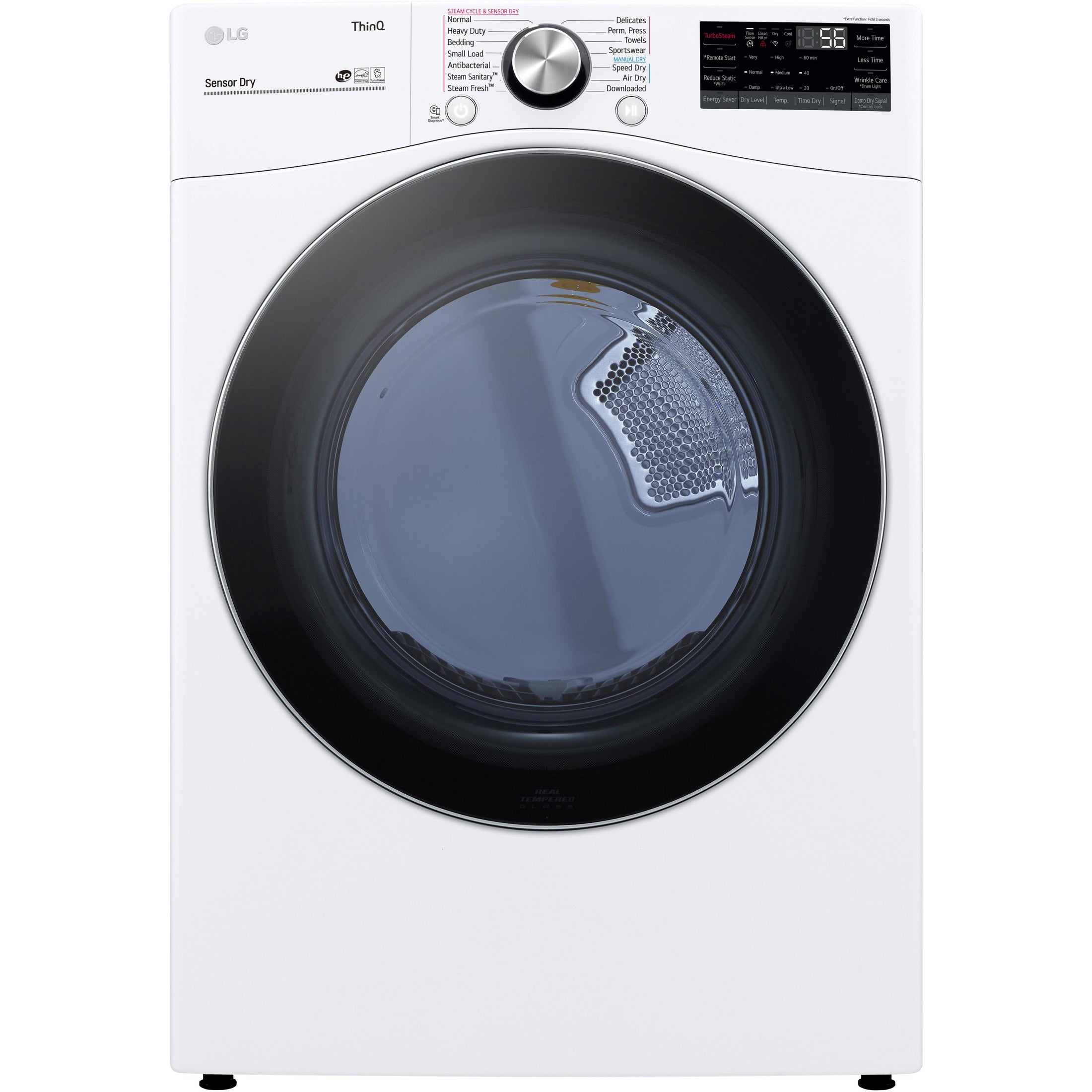  LG 7.4 cu.ft. Gas Dryer with TurboSteam™ Technology DLGX4201W IMAGE 1