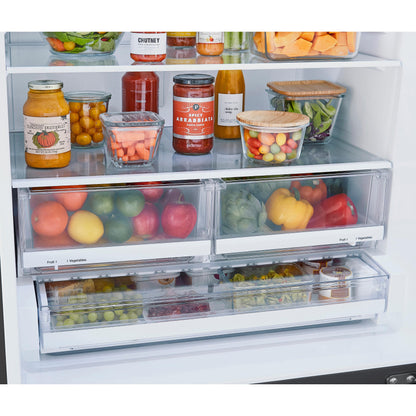 LG 33-inch, 26 cu. ft. Bottom Freezer Refrigerator with Door Cooling+ LRDCS2603D IMAGE 11