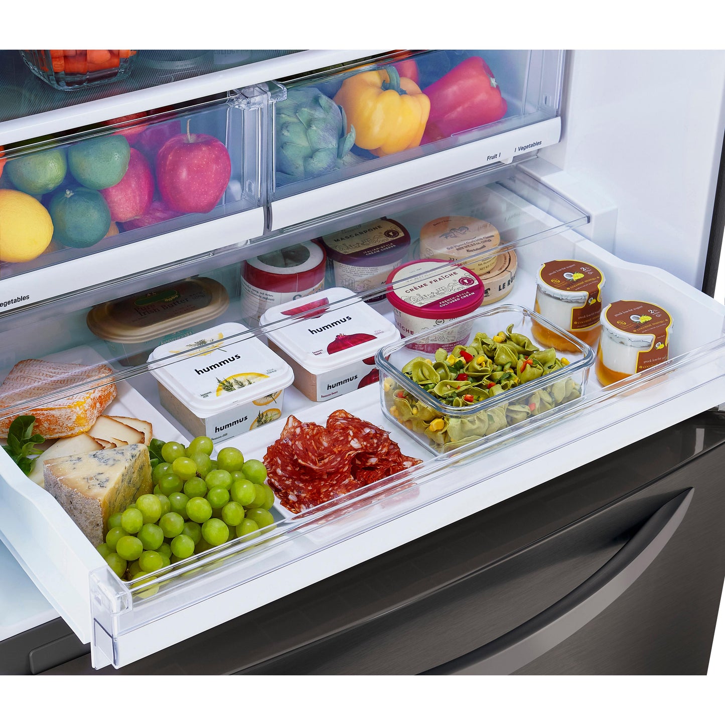 LG 33-inch, 26 cu. ft. Bottom Freezer Refrigerator with Door Cooling+ LRDCS2603D IMAGE 12