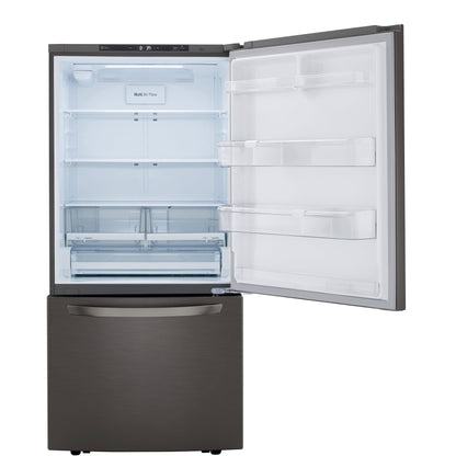 LG 33-inch, 26 cu. ft. Bottom Freezer Refrigerator with Door Cooling+ LRDCS2603D IMAGE 3