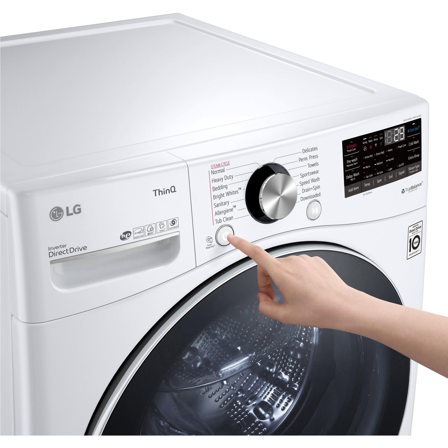  LG 5.0 cu.ft. Front Loading Washer with ColdWash™ Technology WM4200HWA IMAGE 12