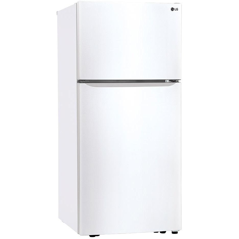  LG 30-inch, 20.2 cu.ft. Freestanding Top Freezer Refrigerator with Smart Diagnosis™ LTCS20020W IMAGE 2