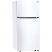 LG 30-inch, 20.2 cu.ft. Freestanding Top Freezer Refrigerator with Smart Diagnosis™ LTCS20020W IMAGE 2