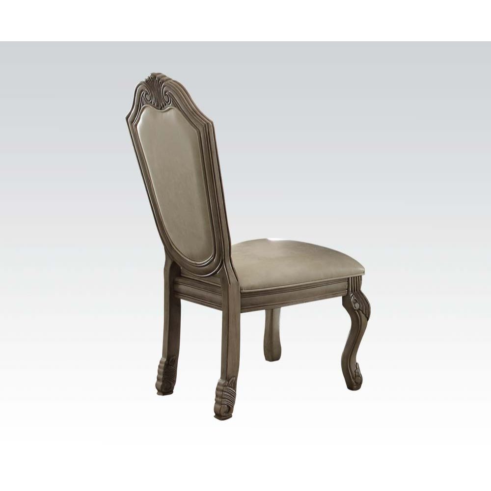Silla auxiliar tapizada Chateau De Ville de 114 cm (juego de 2)