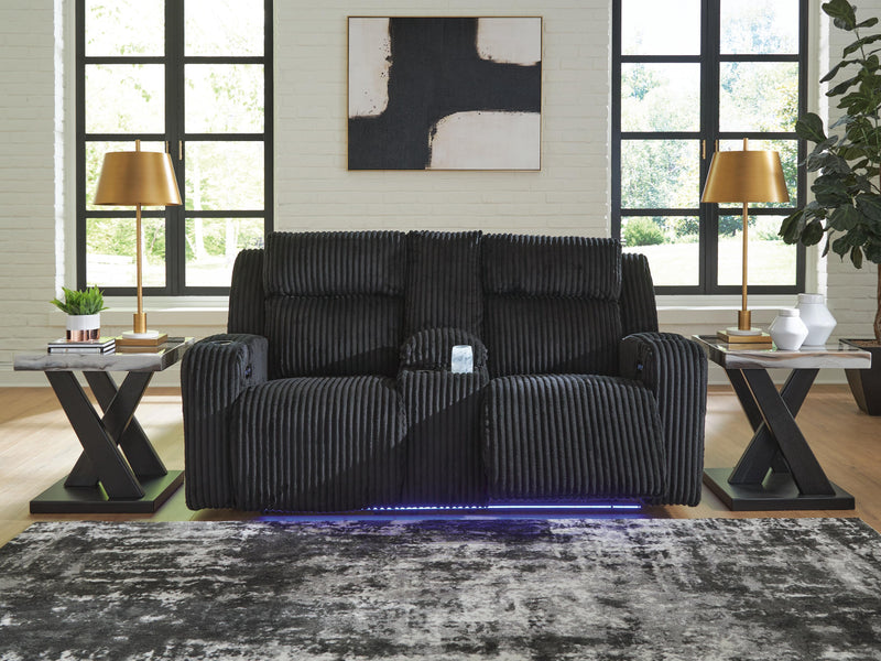TwinBrooke PWR REC Loveseat/CON/ADJ HDRST