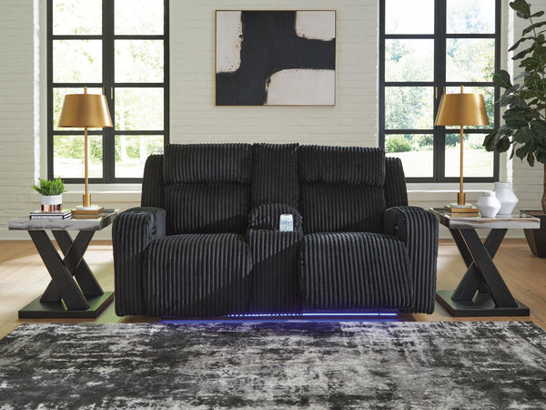 TwinBrooke PWR REC Loveseat/CON/ADJ HDRST