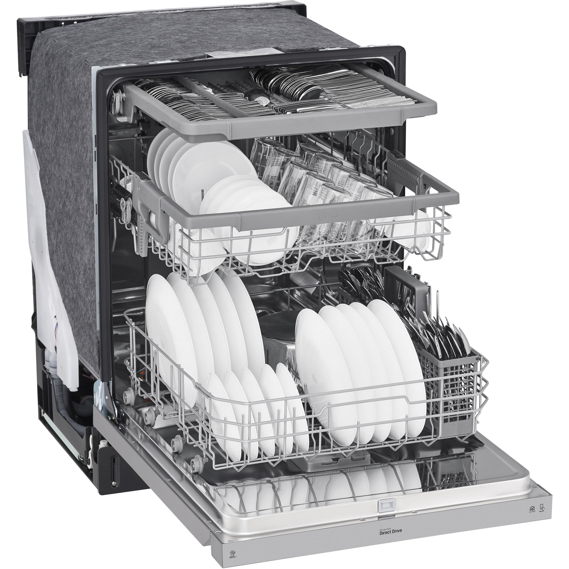 LG 24-inch Built-in Dishwasher with QuadWash™ System LDFN4542S IMAGE 8
