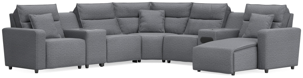 Modmax II 7-Piece Power Reclining Sectional with Chaise