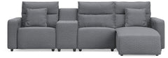 Modmax II 4-Piece Reclining Sectional with Chaise and Console