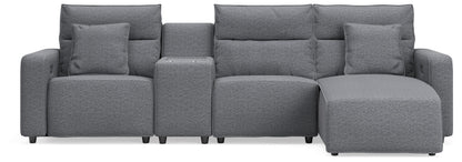 Modmax II 4-Piece Reclining Sectional with Chaise and Console