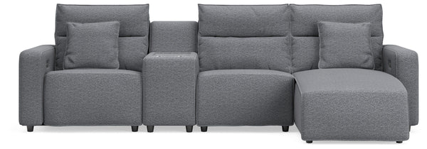 Modmax II 4-Piece Reclining Sectional with Chaise and Console