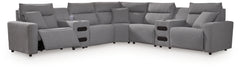 Modmax II 7-Piece Power Reclining Sectional with Audio Consoles