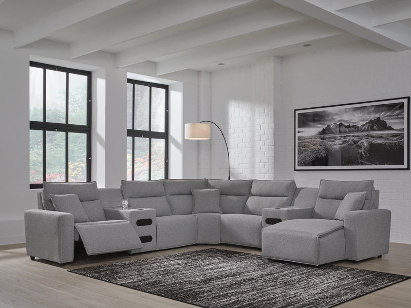 Modmax II 7-Piece Power Reclining Sectional with Chaise