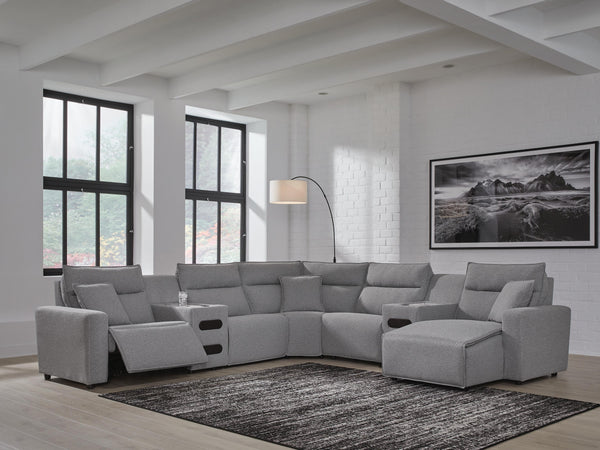 Modmax II 7-Piece Power Reclining Sectional with Chaise