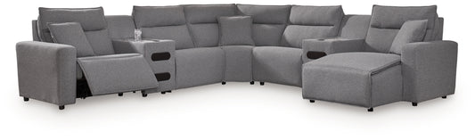 Modmax II 7-Piece Power Reclining Sectional with Chaise