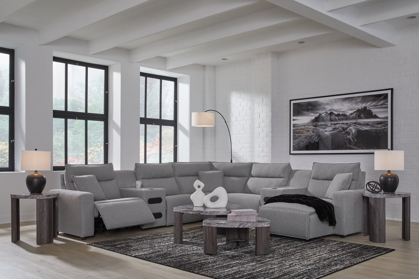 Modmax II 7-Piece Power Reclining Sectional with Chaise