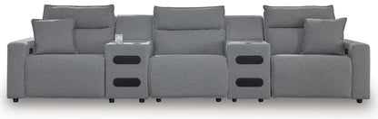 Modmax II 5-Piece Reclining Sectional with Audio Consoles