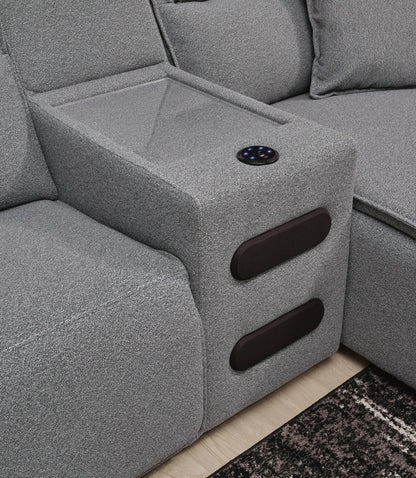 Modmax II 3-Piece Power Reclining Sectional with Chaise