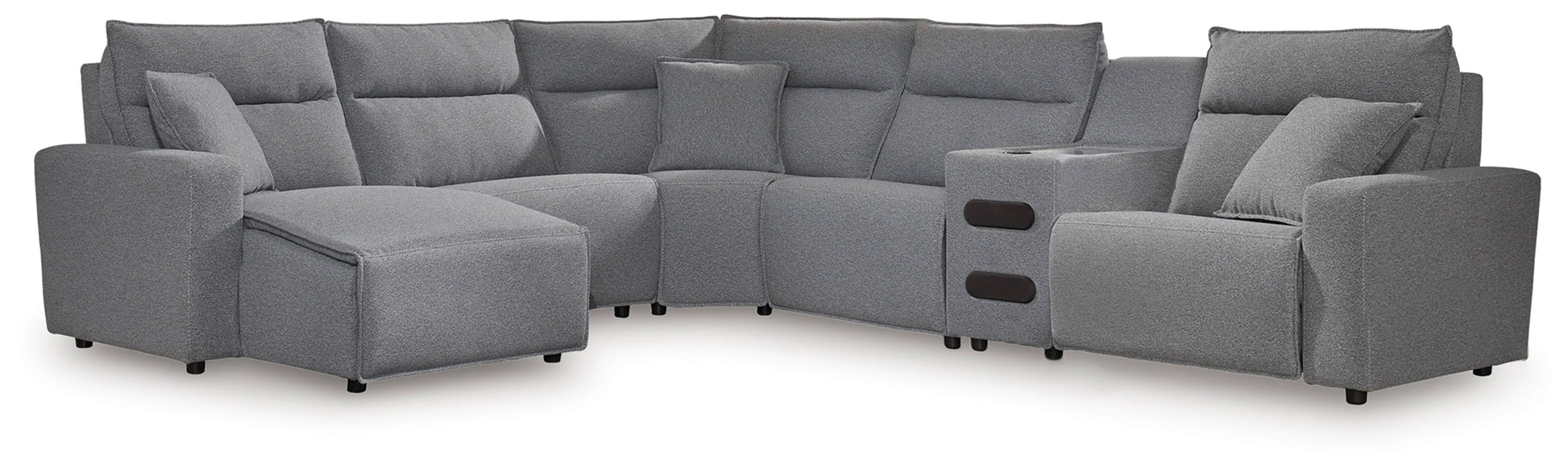 Modmax II 6-Piece Reclining Sectional with Chaise and Audio Console