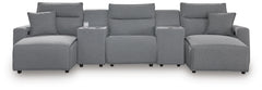 Modmax II 5-Piece Reclining Sectional with Double Chaise and Consoles