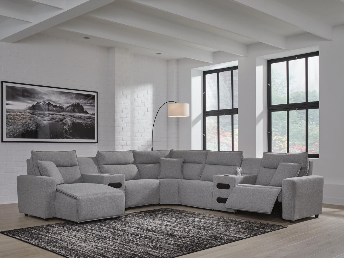 Modmax II 7-Piece Power Reclining Sectional with Chaise
