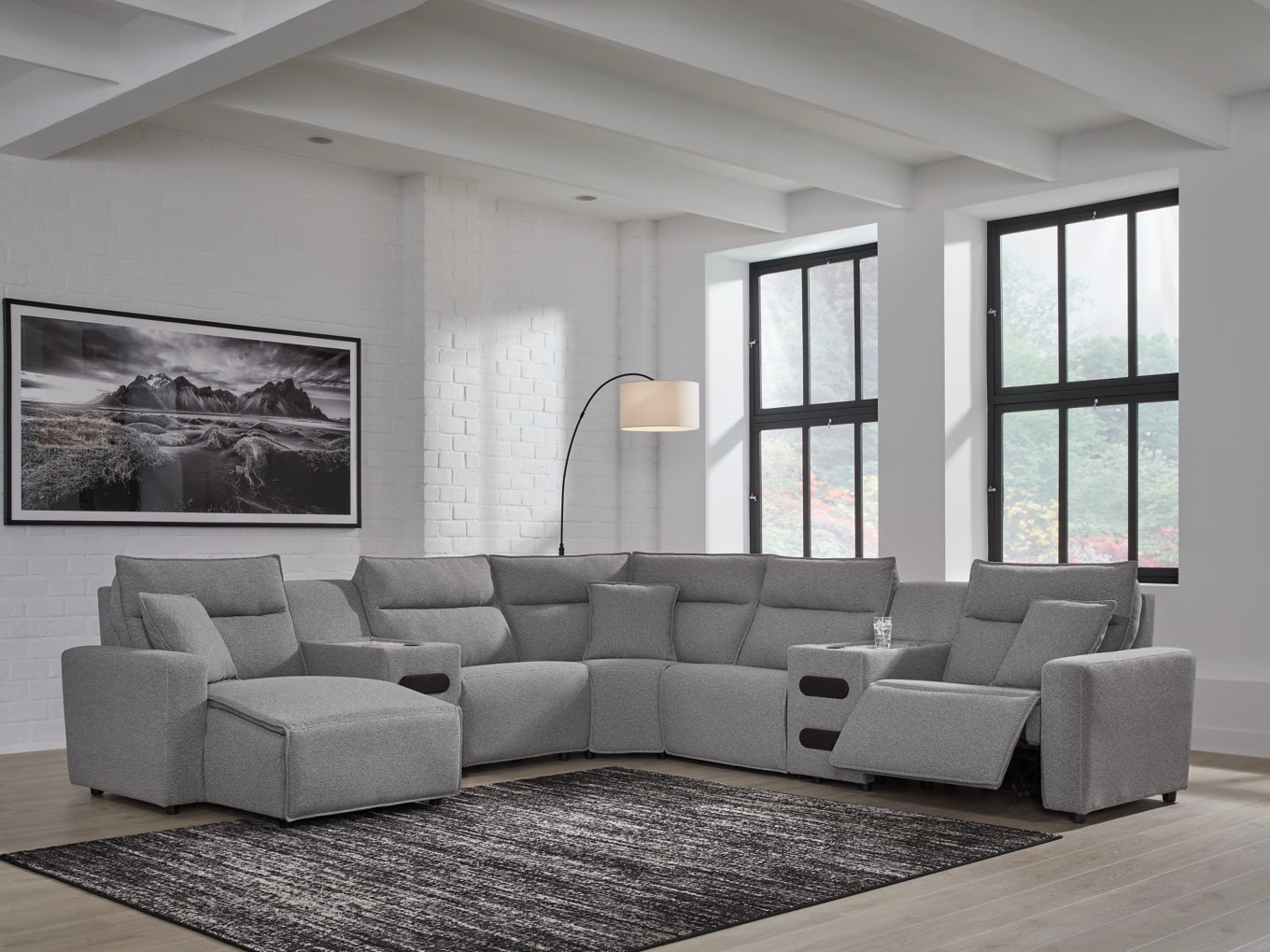 Modmax II 7-Piece Power Reclining Sectional with Chaise