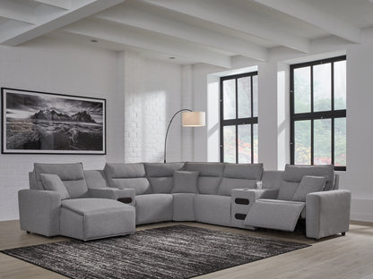 Modmax II 7-Piece Power Reclining Sectional with Chaise
