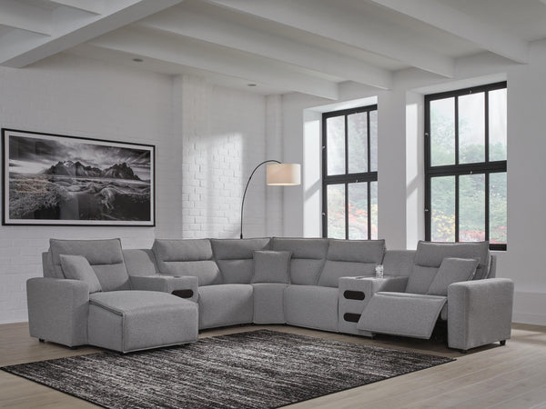Modmax II 7-Piece Power Reclining Sectional with Chaise