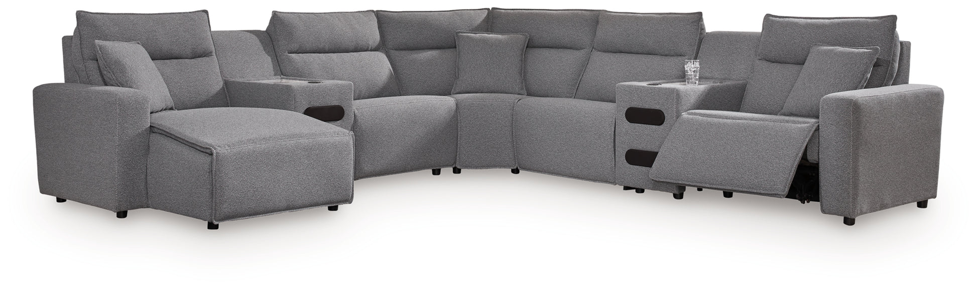 Modmax II 7-Piece Power Reclining Sectional with Chaise