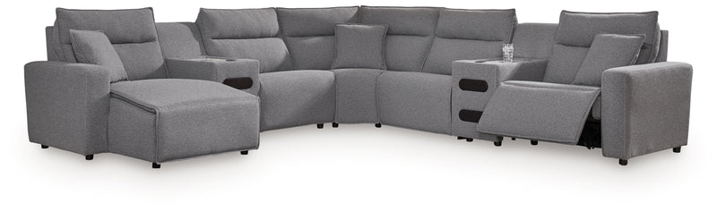 Modmax II 7-Piece Power Reclining Sectional with Chaise