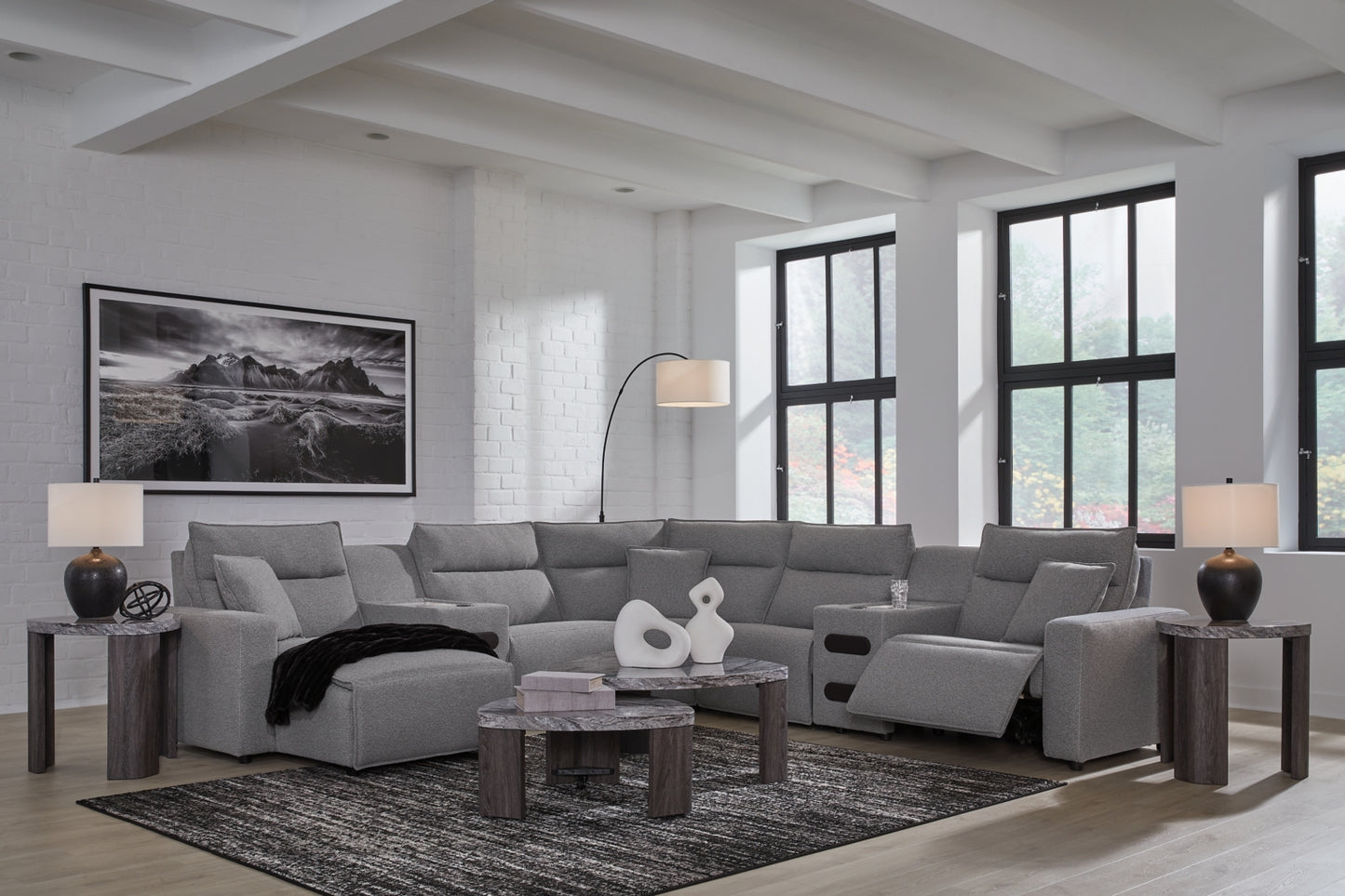 Modmax II 7-Piece Power Reclining Sectional with Chaise