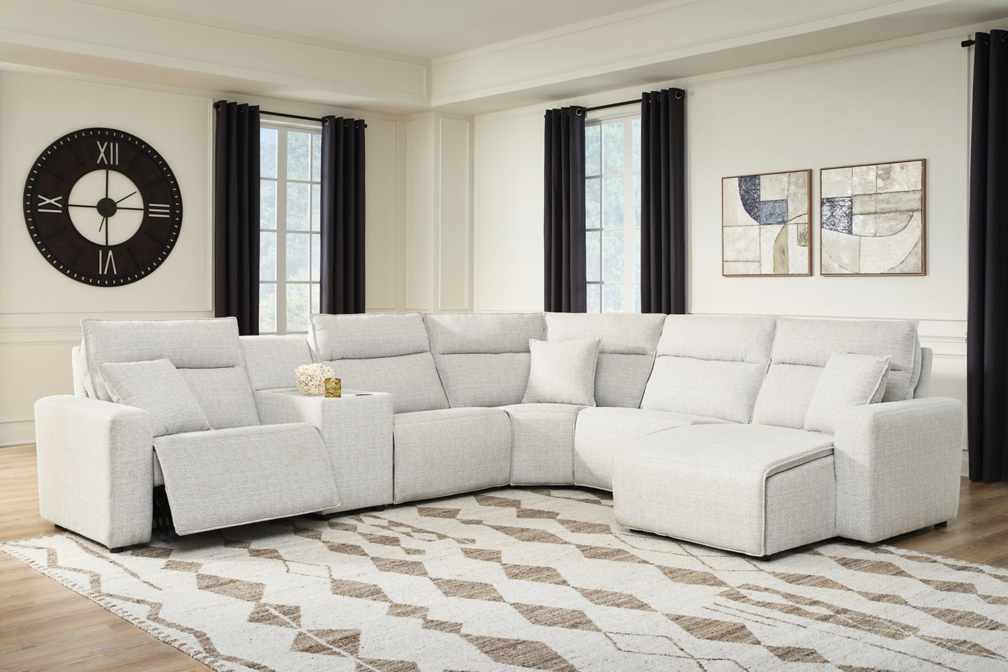 Modmax II 6-Piece Power Reclining Sectional with Chaise and Console