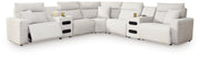 Modmax II 7-Piece Power Reclining Sectional with Chaise and Audio Consoles