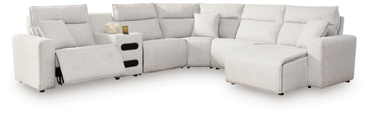 Modmax II 6-Piece Reclining Sectional with Chaise and Audio Console