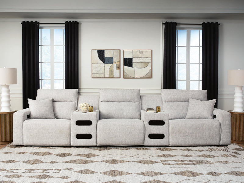 Modmax II 5-Piece Power Reclining Sectional with Audio Consoles