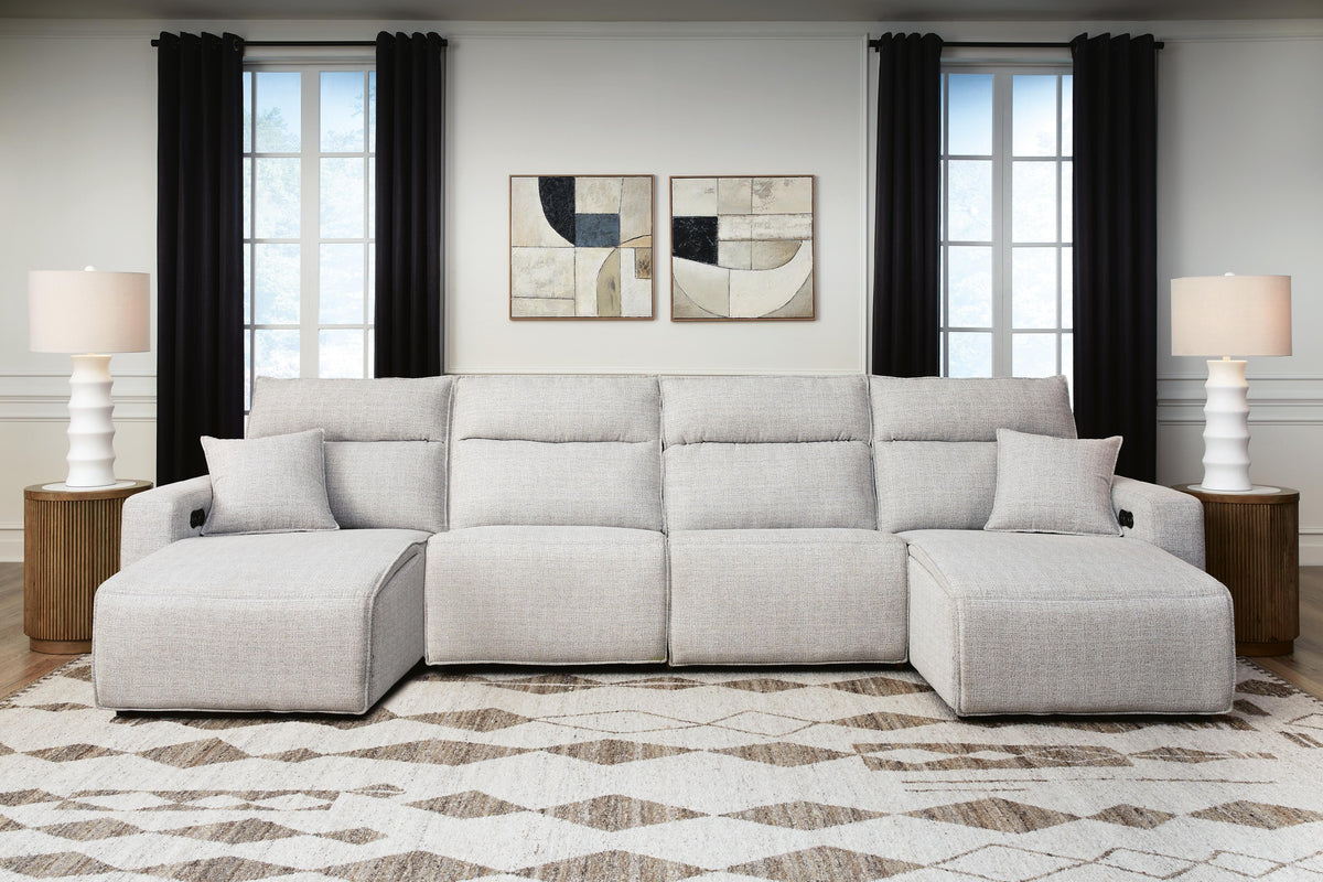 Modmax II 4-Piece Reclining Sectional with Double Chaise