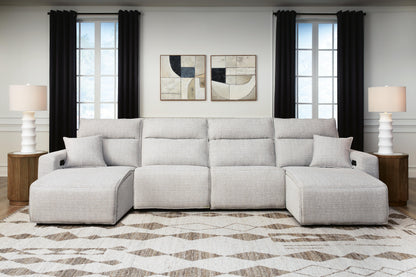 Modmax II 4-Piece Reclining Sectional with Double Chaise
