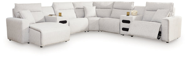 Modmax II 7-Piece Power Reclining Sectional with Chaise and Audio Consoles