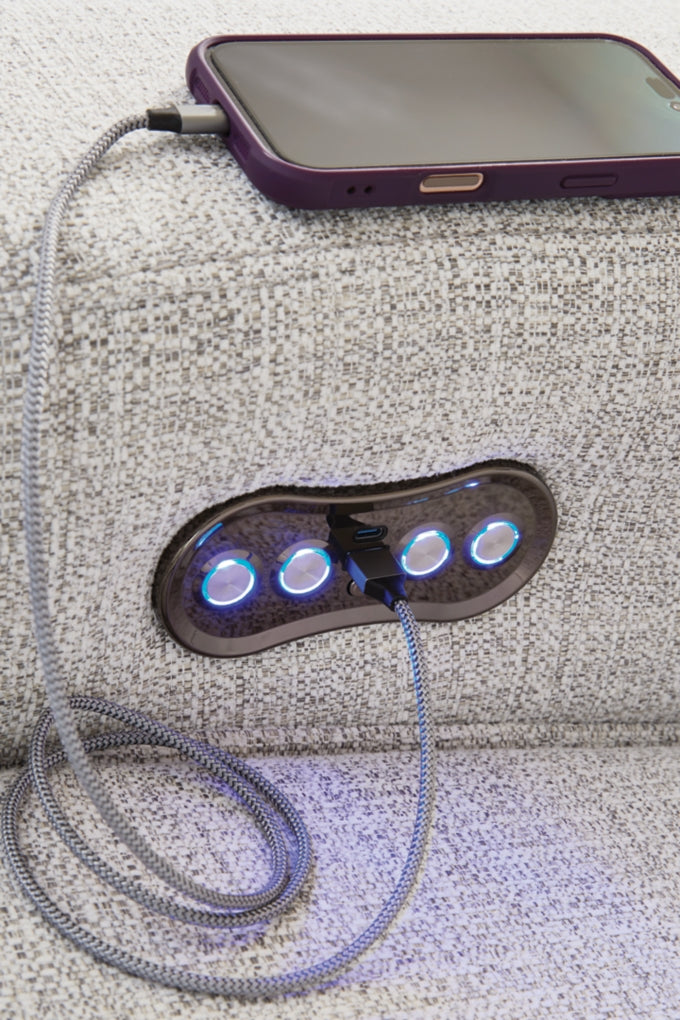 Modmax II 6-Piece Reclining Sectional with Chaise and Audio Console