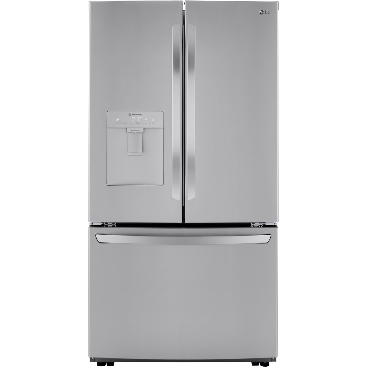  LG 36-inch, 29 cu.ft. Freestanding French 3-Door Refrigerator with Multi-Air Flow™ Technology LRFWS2906S IMAGE 1